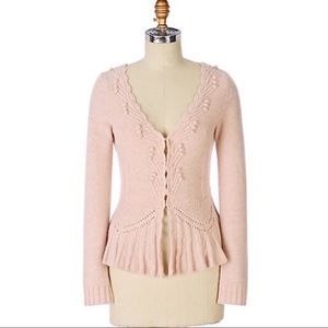 Anthro Nodding Fronds Cardigan by Sleeping on Snow